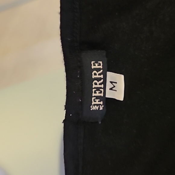 Gianfranco Ferre black t-shirt with logo size M - Picture 10 of 10